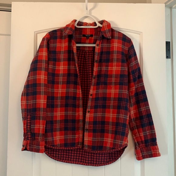 Madewell Plaid Flannel - Picture 2 of 9